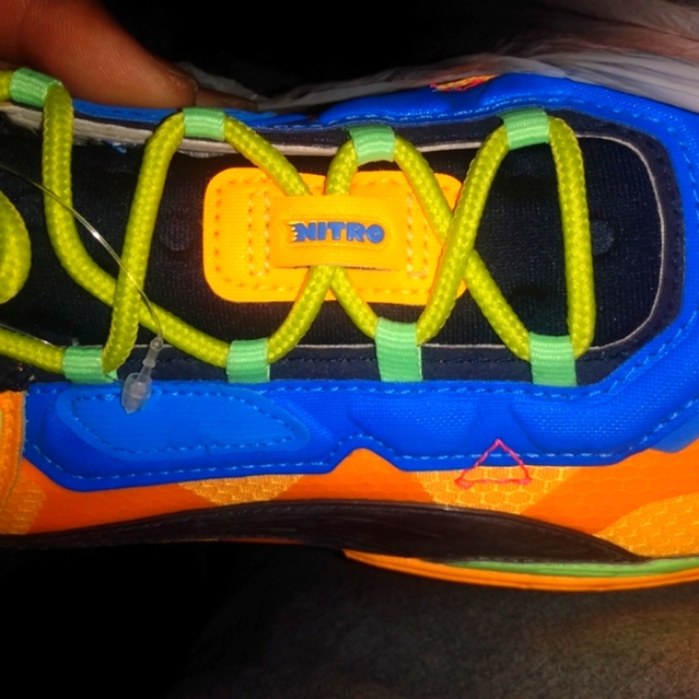 Puma Blue and Orange Sneakers